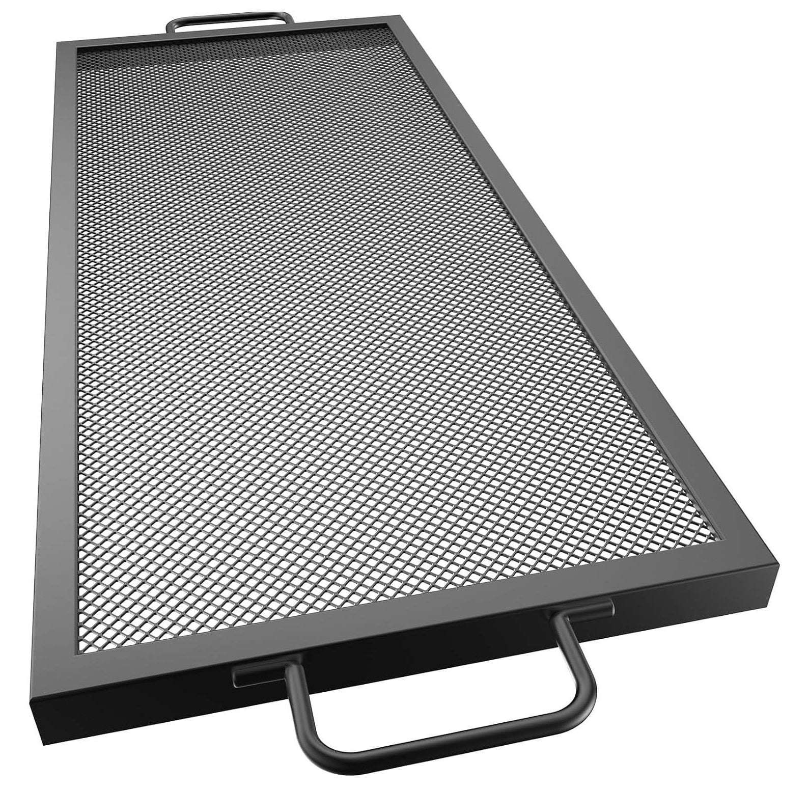 Black Steel Grate with XMarks, 32inch Grill Grate for , Campfire