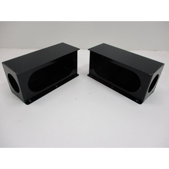 Black Steel Mounting Boxes for 6" LED Oval Brake Stop Turn Tail Marker Lights