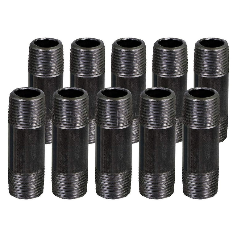 3/4 in. x 4-1/2 in. Galvanized Steel Nipple Pipe (10-Pack)
