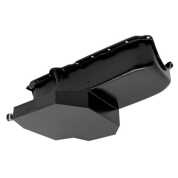 Black Steel Racing Oil Pan With Windage Tray For 86-02 Chevy Small Block 305 427