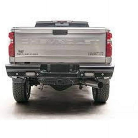 Black Steel Rear Bumper for 2020-C Silverado 2500 & 3500 HD