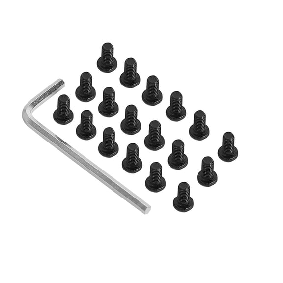 Black Steel Scooter Bottom Plate Screws Strong And Long Lasting Kickscooter Screw With Tools For G65 G30LP G30D Models