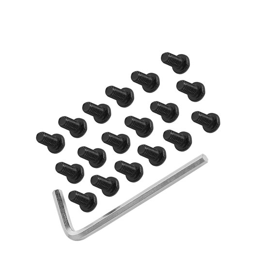 Black Steel Scooter Bottom Plate Screws Strong And Long Lasting Kickscooter Screw With Tools For MAX G65 G30LP G30D Models