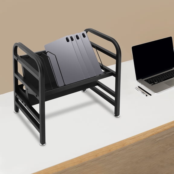 Black Steel Tube 46x32x44cm 12-Bit Tablet Charging Rack Large Storage Rack