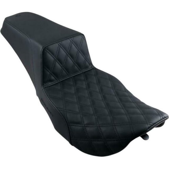 Black Step-Up with Lattice-Stitched Driver Seat