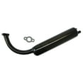 thumbnail image 1 of 80cc Motorized Bike Muffler Exhaust Fit 49cc 66cc 80cc Motorized Bicycle Chrome Black, 1 of 4
