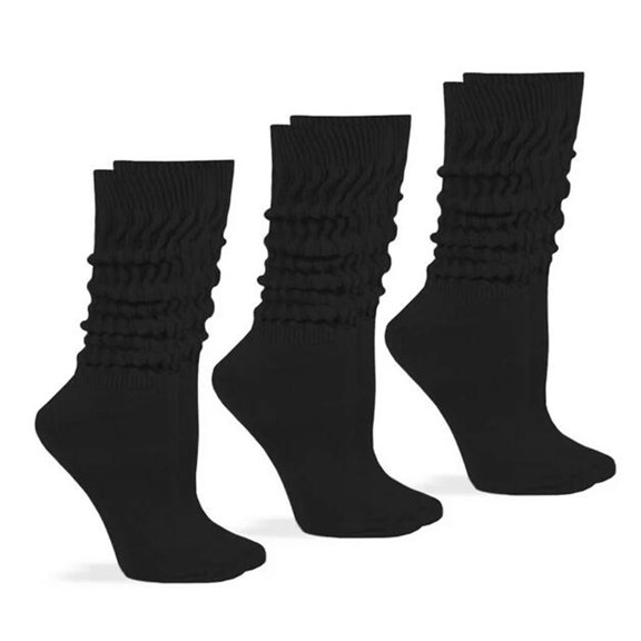 Black Stockings Candy Colored Pile Stockings for Women In Autumn and Winter