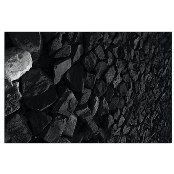 Black Stone Aquarium Background Fish Tank Sticker Background Self Adhesive PVC Plastic Waterproof Underwater Rock Texture Terrarium Backdrop Decal