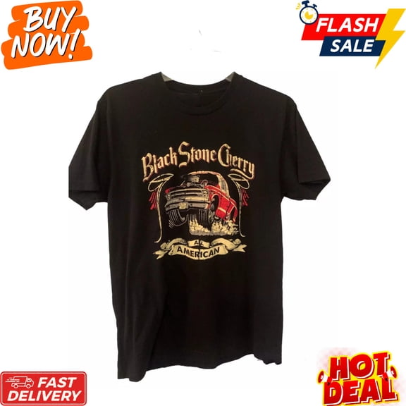 Black Stone Cherry Inspired T-Shirt Fan Made Rock Band Cotton Graphic Tee Unisex
