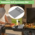 Black Stone Grill Silicone Side Shelf Mat Oil Drain Pad Grilling Tool