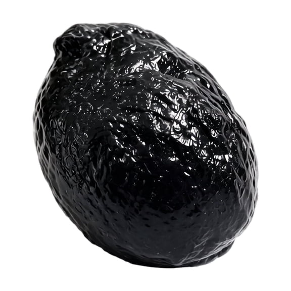 Black Stone Squishy Stress Toy with Rock Texture, for Relaxation Relief, Squeeze Toy