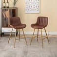 Black Stools Mid Century Modern Barstools Counter Height Stools with ...