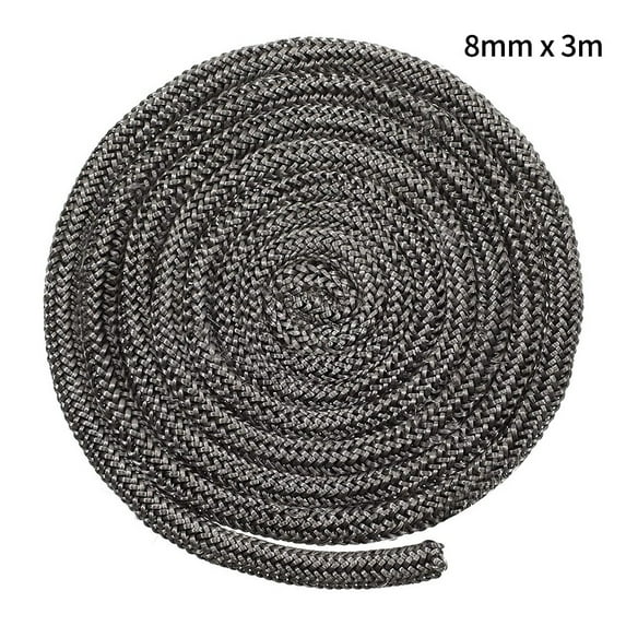 Black Stove/Fire Rope Wood Burning Stove Length Log Burner Door Seal