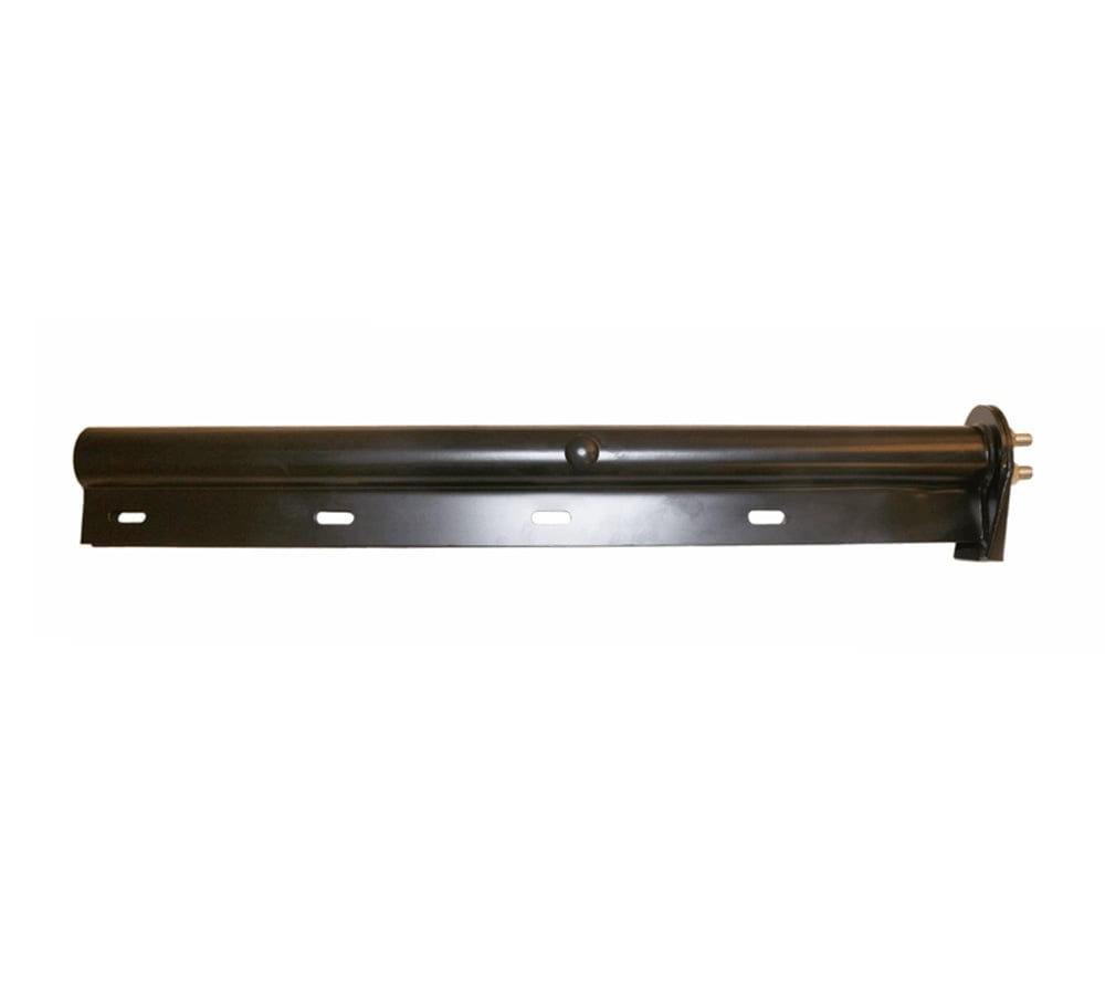 Black Straight Mud Flap Hanger Bracket Set - 30" Spring Loaded Mud Flap Hanger for Semi Trucks with 1-1/8" Bolt Pattern Replace OEM 649B-SL - 1 Pair