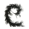 thumbnail image 1 of Black Strip-Shaped Coniferous Simulated Rattan Halloween Decoration, Rattan Simulation Feel Soft Rubber Rattan Pruboru Black Plant, for Helloween Decorations Home Decor (1Pc, 150cm/59In), 1 of 8