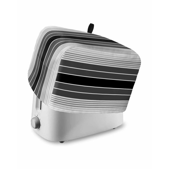 Machine Cover Kitchen Black Stripe Small Toaster Cover 2 Slice, Kitchen Appliance Covers ...