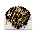 thumbnail image 1 of Black Striped Heart Napkin Holder for Table Clear Napkin Stand Paper Holder Acrylic Organizer Dispenser Napkins for Dinner Kitchen Restaurant Room, 1 of 8