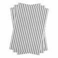 thumbnail image 1 of Black Striped Kitchen Towels Set of 3, Water Absorbent Dish Towel, Black White Stripes Farmhouse Decorative Hand Towels - Quick Drying Cloth for Cooking Baking, 18x28 Inch, 1 of 8