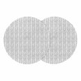 thumbnail image 1 of Black Striped Round Placemats Set of 2, Braided Polypropylene Place Mats, Modern Abstract Art Geometric Washable Table Mats for Kitchen Dinner Holiday Wedding Party Coffee Table Decoration 15", 1 of 9