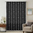 thumbnail image 1 of Black Striped Sheer Curtains 63 Inches Long, Modern Abstract Art Geometric Stripes Light Filering Curtains, Breathable Simi Curtain Privacy Drapes for Living Room Bedroom Lightweight Window Treatment, 1 of 9