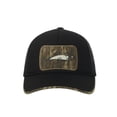 thumbnail image 1 of Mossy Oak® Black Foam Front Fishing Cap – New Bottomland Camo Patch, Snapback, One Size, 1 of 8