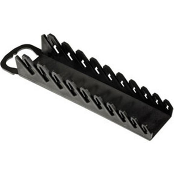 Black Stubby Gripper 11-Wrench Organizer