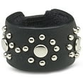 thumbnail image 1 of Black Stud - Leather Ring, 1 of 2