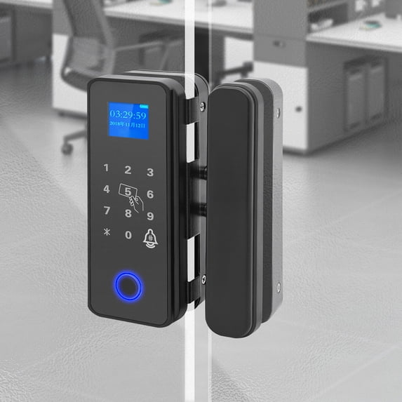 Black Style Smart Fingerprint Door Lock Corrosion and Rust Prevention