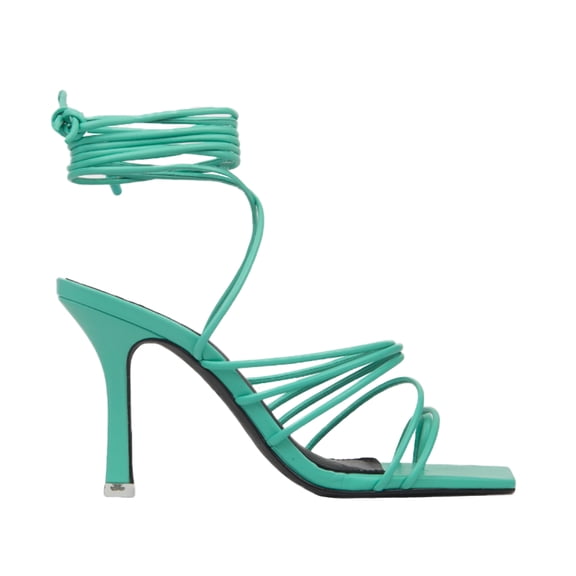 Black Suede Studio Women's Luisa in Electric Green, 36 EU