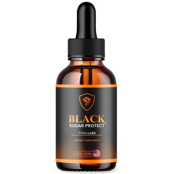 Black Sugar Protect Advanced Formula Drops Blood Balance Support Supplement 30 Servings