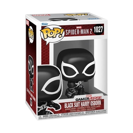 Black Suit Harry Osborn Funko Pop! Marvel Spider-Man 2 Gamer Verse Bobblehead Figure #1026 with Box