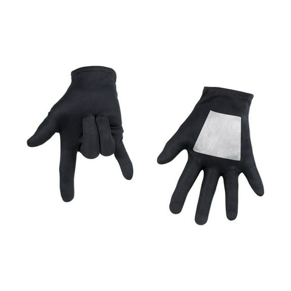 Child's Black Suit Spiderman Costume Accessory Gloves