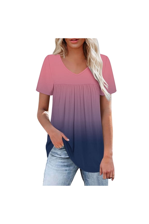 Black Summer Tops Festival Flower Print Blouses for Women Red Shirts for Women Basic Tees Fitted Pack Try Before You Buy Womens Clothing My+Orders