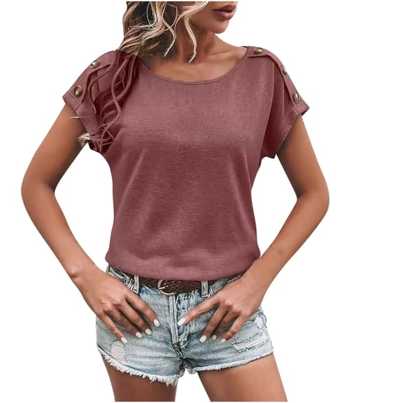 Black Summer Tops Festival Shirts for Women Trendy Dressy Casual Summer Shirts for Teens Modest