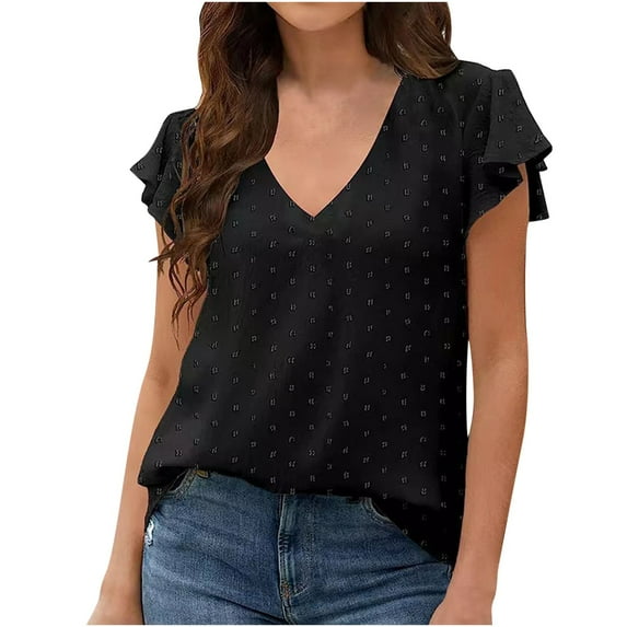 Black Summer Tops Festival Women Work Blouses for Office Professional Tshirts Shirts Graphic Funny Summer Clothes for Women 2025 Vacation Cruise Petite Semi Formal Shirts Yellow