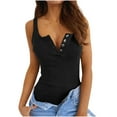 thumbnail image 1 of Black Summer Tops Plus Elegant Blouses for Women Evening Party Womens T Shirts Graphic Funny Summer Clothes for Women 2026 Vacation Cruise Warehouse Today Shipping Spring Trendy, 1 of 3