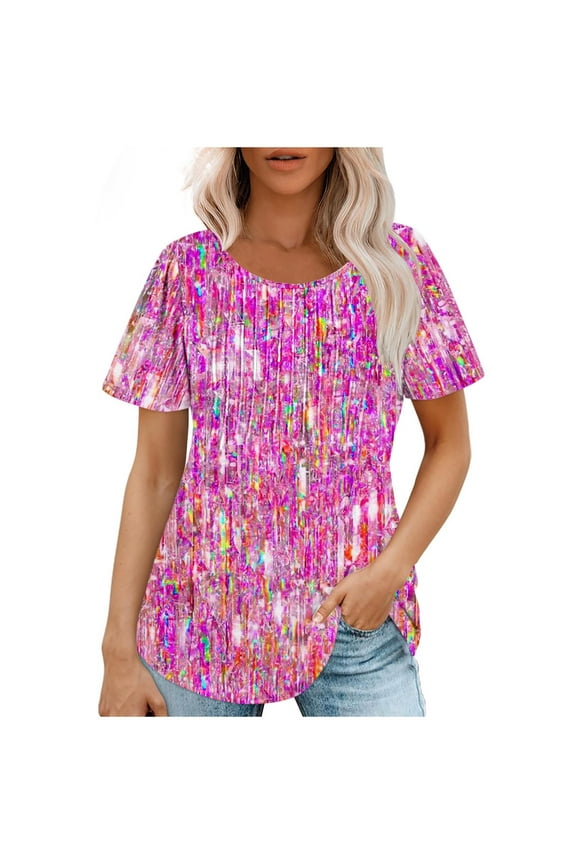 Black Summer Tops Plus Womens T Shirts Casual Graphic Golf Shirts for Women