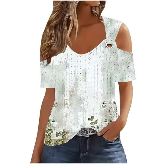 Black Summer Tops for Women Crop Womens Blouses for Work Professional Short Sleeve Work Out Shirts Gym Loose Graphic Summer Clothes for Women 2025 Vacation Trendy Womens Clothing Tops My Orders