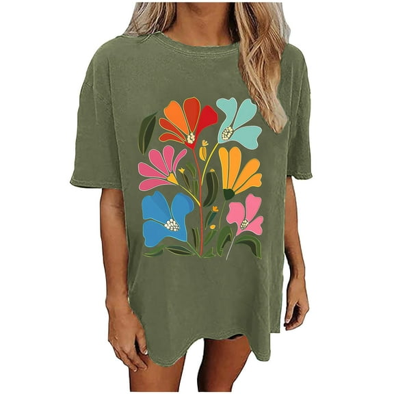 Black Summer Tops Y2K Tshirts Shirts Graphic Vintage Plus Size Summer Clothes for Short Women 2025 Vacation