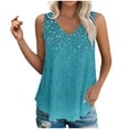 thumbnail image 1 of Black Summer Tops Y2K Womens Blouses Dressy Casual Petite Shirts for Women Trendy Y2K, 1 of 7