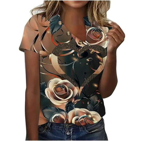Black Summer Tops for Work Shirts for Women Trendy 2025 Graphic Tees Vintage 90S