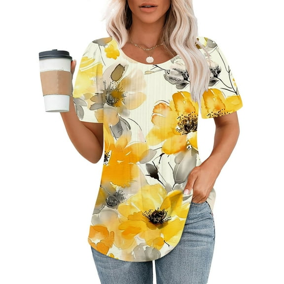 Black Summer Tops for Work Womens Workout Shirts Loose Fit Summer Clothes for Women 2025 Vacation Cruise