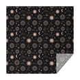 thumbnail image 1 of Black Sun Moon Cloud Planet Pattern Square Tablecloth,Waterproof Square Table Cover,Wipeable Spillproof Washable Table Cover for Home Kitchen Party Decor 52"x52"(132x132cm), 1 of 6