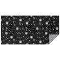 thumbnail image 1 of Black Sun Moon Star Pattern Rectangle Tablecloth 60"x120",Waterproof Polyester Rectangle Table Cloth, Wipeable Spillproof Polyester Tablecloth for Dining, Camping, Indoor and Outdoor, 1 of 6