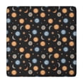 thumbnail image 1 of Black Sun Moon Star Pattern Square Fitted Tablecloth with Elastic Edge,Square Table Cover,Washable Elastic Table Cover for Home Kitchen Party Decor 34"x34", 1 of 6
