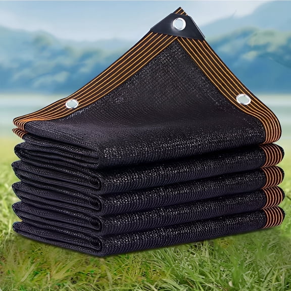 Sinkoo 98% Black Sun Shade Cloth, 79"x79"(2m*2m), Durable Mesh Tarp with Grommets, for Camping, Greenhouse, Plant, Car, Gazebo and Backyard Patio Sunshade