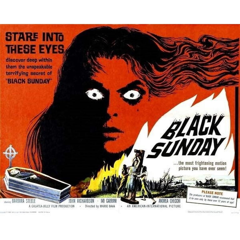Black Sunday 1960 Barbara Steele horror masterpiece 16x20 inch
