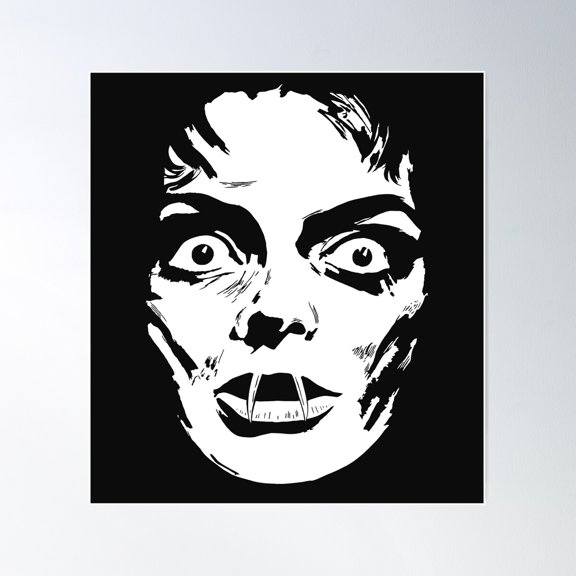 Black Sunday Italian Cult Movie Poster Wall Art, Modern Wall Decor For Living Room Bedroom, 8x12 UNFRAMED