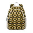thumbnail image 1 of Black Sunflower Backpack for School,Cute School Bag,Schoolbag with Adjustable Shoulder Straps & Padded Back,15"x11.42"x5.5", 1 of 6