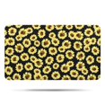 thumbnail image 1 of Black Sunflower Pattern Bathroom Rugs Mat,Non Slip Microfiber Bathroom Rug,Rubber Backing,Soft Bathroom Mats for Bathroom Floor,Tub and Shower,17x30in(43x75cm), 1 of 5